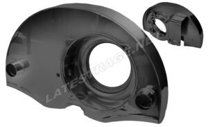 Fan Shroud Black Finish With Heater Ducts 36Hp Doghouse Each