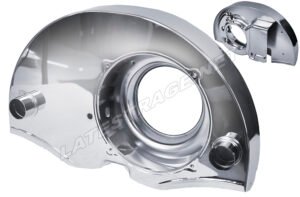 Fan Shroud Chrome Finish With Heater Ducts 36Hp Doghouse Each