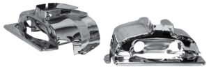 Dual Port Cylinder Cover Chrome Pair
