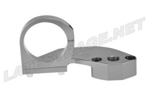 FUEL PUMP BLOCK OFF WITH COIL MOUNT, CHROME FINISH, CHROME, EACH