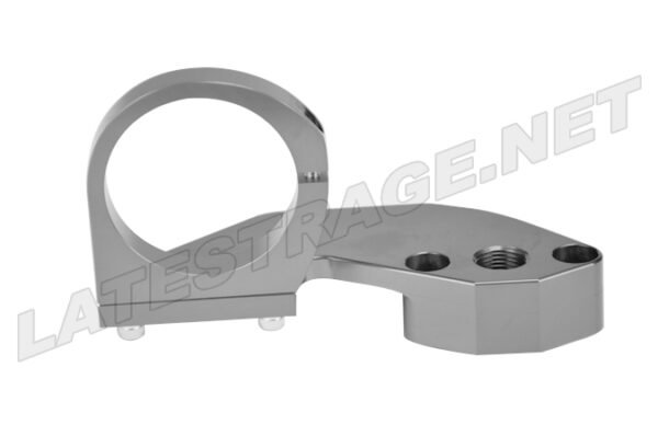 FUEL PUMP BLOCK OFF WITH COIL MOUNT, CHROME FINISH, CHROME, EACH