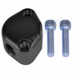 FUEL PUMP BLOCK OFF, BLACK, EACH
