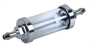 FUEL FILTER, 5/16 HOSE, GLASS, EACH