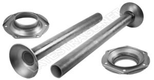 Swing Axle Tubes / Pair / Unpainted