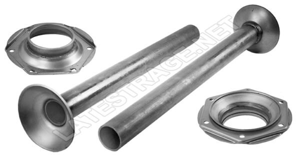 Swing Axle Tubes / Pair / Unpainted