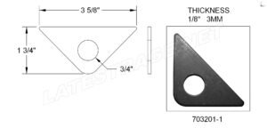 GUSSET / 90 / L SHAPE / EA
