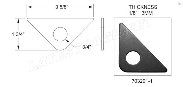 GUSSET / 90 / L SHAPE / EA