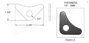 GUSSET / 90* / L SHAPE / EA
