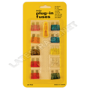 Carded Fuses 11 Fuses And Puller 3-30 Amp Atc Carded Fuse Pack Each