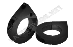 BILLET ALUMINUM LIGHT MOUNT / BLACK / PR.