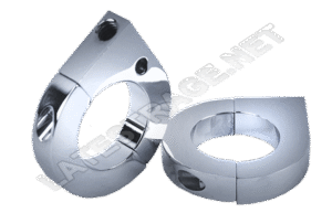 BILLET ALUMINUM LIGHT MOUNT / BLACK / PR.