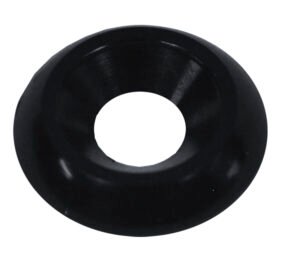 Hard Anodized Beauty Washer / Beveled / Black / ea.