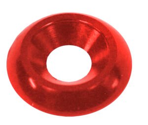 Hard Anodized Beauty Washer / Beveled/ Red / ea.