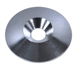 Hard Anodized Beauty Washer / Tapered / Silver / ea.