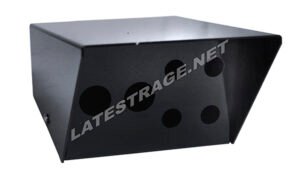 SWITCH AND GAUGE BOX, BLACK FINISH, SWITCH BOX, ALUMINUM, EACH
