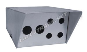 SWITCH AND GAUGE BOX,  SATIN FINISH, SWITCH BOX, ALUMINUM, EACH