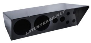 SWITCH AND GAUGE BOX,  BLACK FINISH,  ALUMINUM, EACH