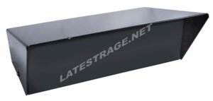 SWITCH AND GAUGE BOX, BLACK FINISH, NO HOLES,  ALUMINUM, EACH