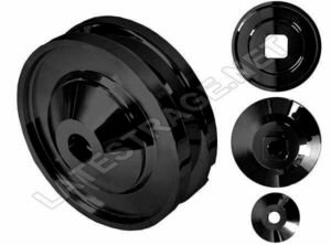 Billet Alternator/ Generator Pulley / Black / ea.