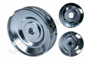 Billet Center Pulley/ chrome/ 12 V