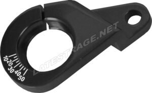 Distributor Clamp Black Anodized Billet Aluminum Each