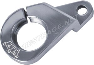 Distributor Clamp Polished Aluminum Billet Aluminum Each