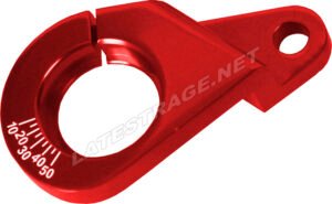 Billet Distributor Clamp Red Each