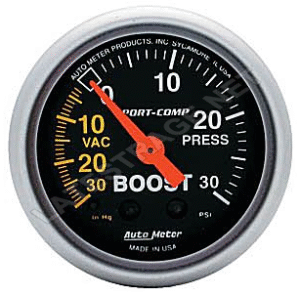 Autometer Sport-Comp Gauge / Vac -Boost