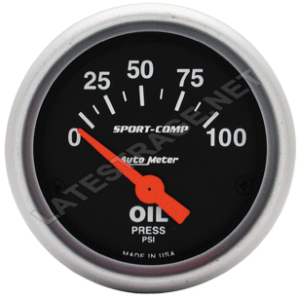 AutoMeter Sport-Comp Oil Pressure Gauge