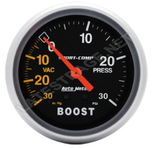 AutoMeter Sport-Comp Vacuum/ Boost Gauge/ Each