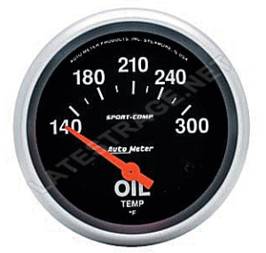 AutoMeter Sport-Comp Oil Temp Gauge / each