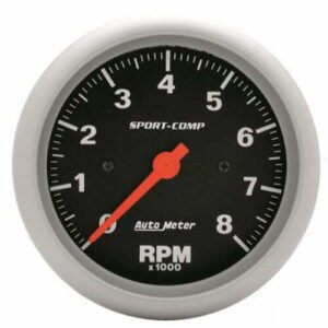 AutoMeter Sport-Comp TACHOMETER mounted 3 3/8"/ ea.