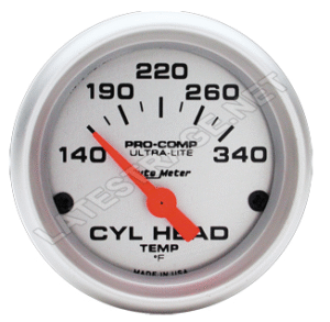 AutoMeter UltraLite gauge Cyl Head Temp F / ea.