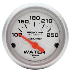 AutoMeter UltraLite Water Temp F /Ea..