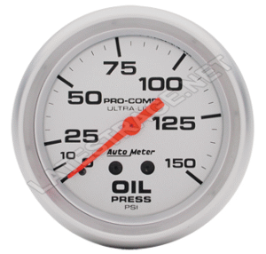 AutoMeter UltraLite Oil Pressure Gauge / ea.