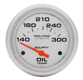 AutoMeter UltraLite Oil Temp gauge / ea.