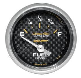 AutoMeter Carbon Fiber Fuel Level gauge/ ea.