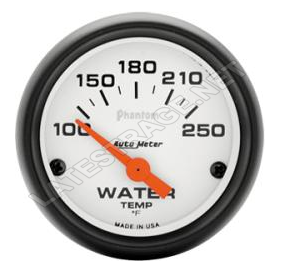 AutoMeter Phantom Series Water Temp/ ea.