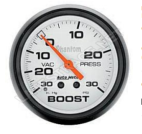 AutoMeter OPhantom Series Boost=-Vacuum/ ea.