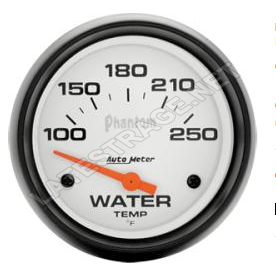 AutoMeter Phantom Series Water Temp/ ea.