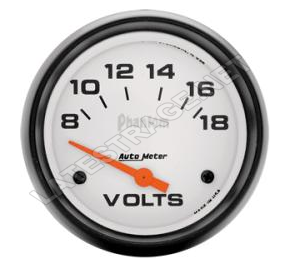 AutoMeter Phantom Series Voltmeter gauge/ ea.