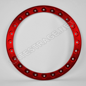 BTR BEADLOCK RINGS / 17" RED / ea