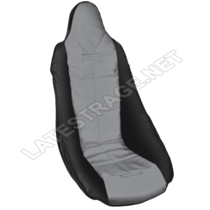 Cover, Grey Inner, Black Outer, High Back, EACH