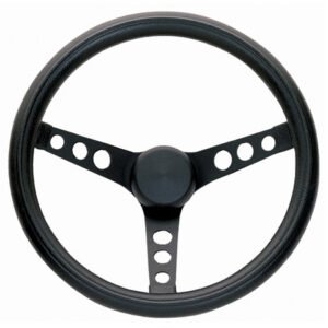 GRANT CLASSIC WHEEL, 3 BOLT, 3 SPOKE, NO HOLES, BLACK, FOAM GRIP, EACH