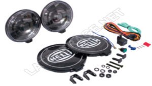 Hella 500 Black Magic H3 55 Watt Driving Lamp Kit Pair