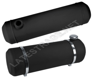 POLY GAS TANK, 8" DIAMETER X 36” LENGTH, BLACK, 7 3/4 GALLON, EACH
