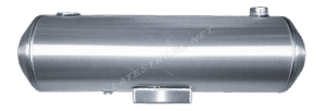 ALUMINIUM END FILL WITH SUMP AND RETURN FITTING, 8" DIAMETER X 30” LENGTH, 6 1/2 GALLON, EACH