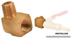 90 Degree Fuel Shut Off Valve
